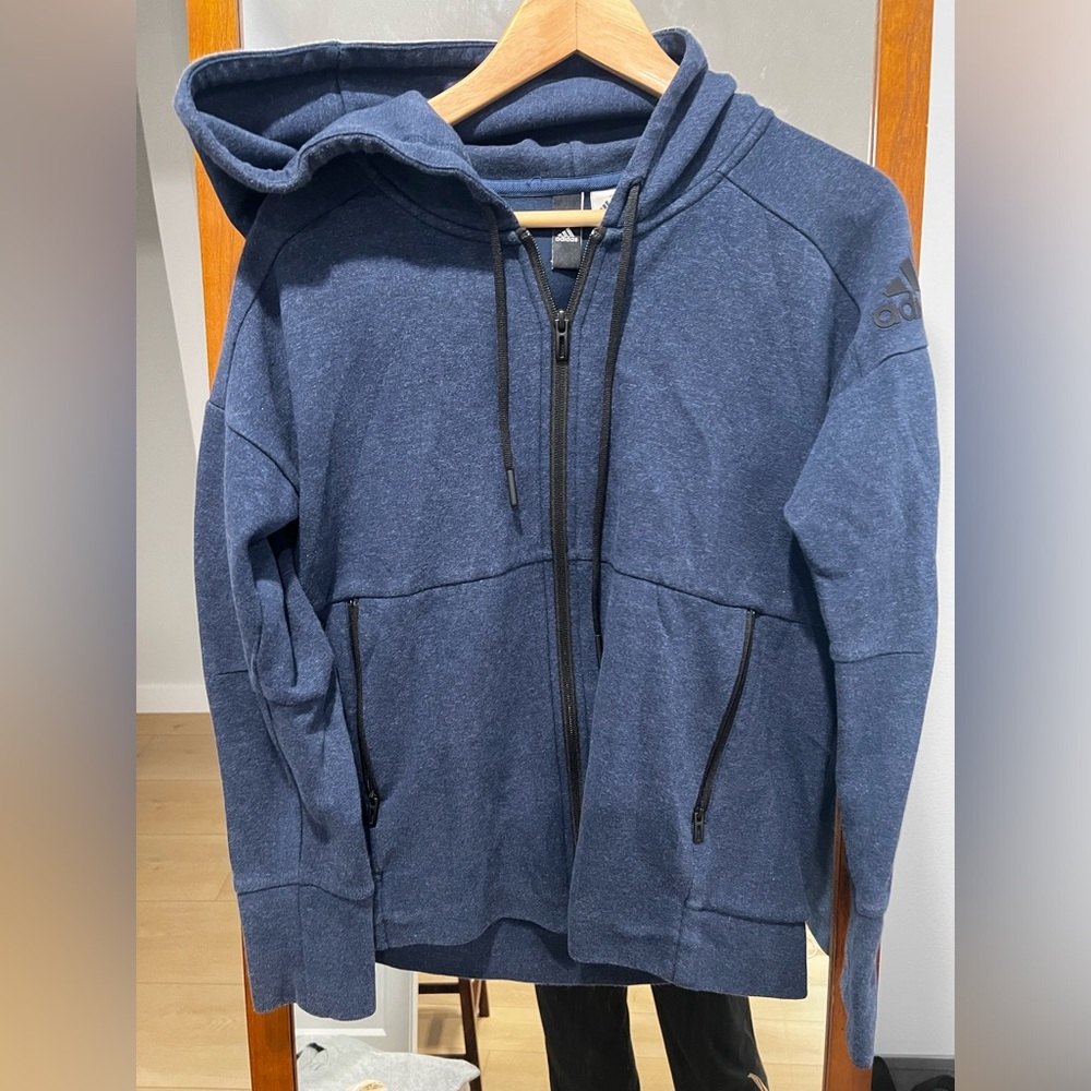 Blue Adidas track jacket
